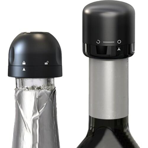 Wine Stopper Champagne Bottle Plug with Silicone Expanding Beverage Bottle Stopper Reusable Wine Bottle Sealer Keeps Wine Fresh