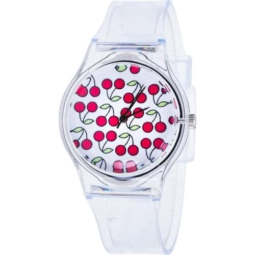 2019 Transparent Silicone Watch Women Sport Casual Quartz watch Novelty Crystal Ladies Watch Cartoon Reloj Mujermontre homme