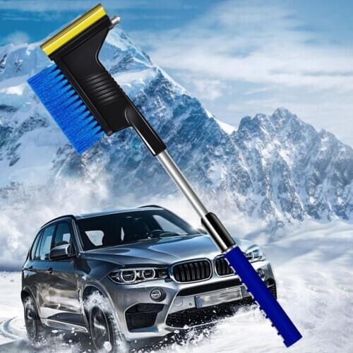 55cm x 10cm x 3cm Vehicle Car Snow Removal Shovel Ice Scraper Retractable Remover Defrosting Tool Universal Car Accessories
