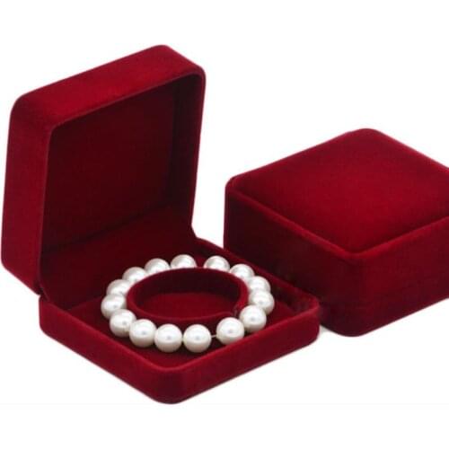 Velvet Bangle Bracelet Box Anklet Holder Jewelry Display Boxes Jewellery Packaging Gift Storage Wholesale 100pcs SN3751