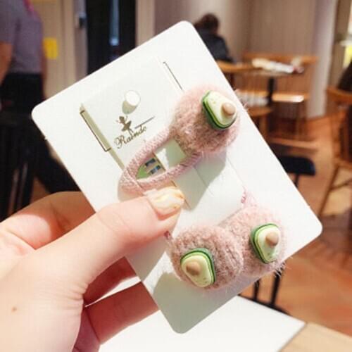 Baby Hair Clip Girls Hair Buns Cute Fruit Hair Accessories Set