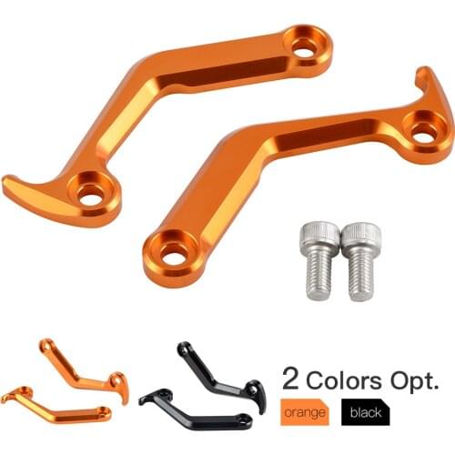 Motorcycle Billet Aluminum Anodized Left & Right Racing Hooks For KTM RC 125 390 RC125 RC390 2014 2015 2016 2017 2018 2019 2020
