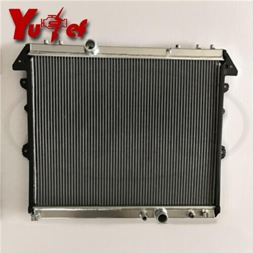 ALL ALUMINUM HIGH PERFORMANCE RADIATOR FIT FOR vigo 2500 DIESEL Mt 26mm 16400-0L160 16400-0L140