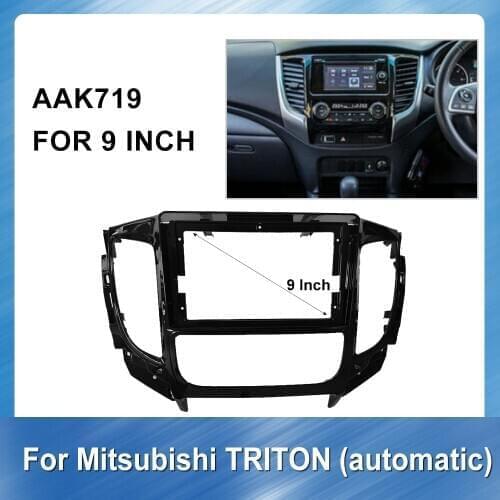 For TRITON 2015 9 Inch 2DIN Car Radio Multimedia Player frame Fascia Panel Frame Dash Kit GPS Navigation Installation