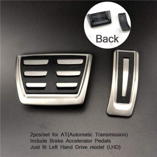 Car Styling Fuel Brake Clutch Pedal Cover Case For Audi A1 A4 A5 S5 A6 A7 A8 Q3 Q5 SQ5 Q7 8R Q8 LHD RHD Auto Accessories