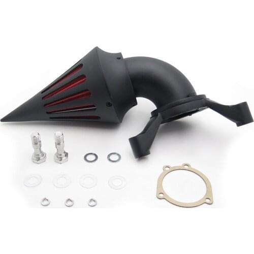 Aftermarket free shipping motor parts Spike Air Cleaner intake filter for Harley Davidson CV Carburetor Delphi V-Twin BLACK