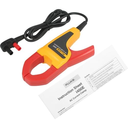 FLUKE i400E AC Current Digital Clamp Meter Multimeter with Dual Banana Jack 1A~400A AC Current Range 5Hz~20kHz Bandwidth meter