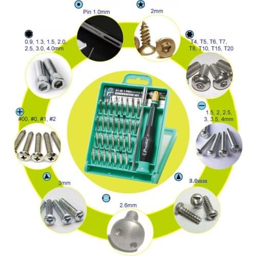 ProsKit SD-9802 Multifunction 31 IN 1 Precision Electronic Screwdriver Set
