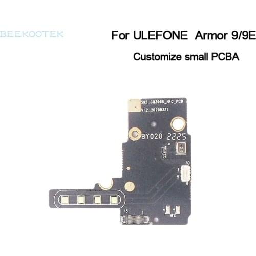 New Original Ulefone Armor 9,Armor 9E customize small PCBA flash light+NFC+sub Micrphone Parts For Ulefone Armor 9 Smartphone