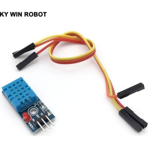 New Temperature and Relative Humidity Sensor DHT11 Module with Cable for arduino Diy Kit