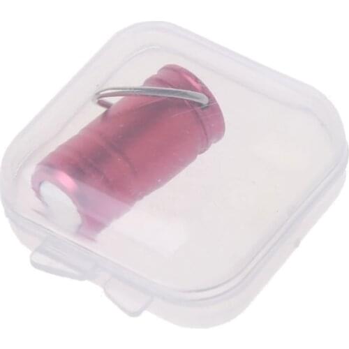 Protable Super Tiny Keychain Flashlight Smallest Bright Key Ring Light Torch R7RF