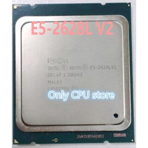 Intel Xeon CPU E5-2628LV2 SR1AF 1.90GHz 8-Core 20M 70W LGA2011 E5-2628L V2 processor E5 2628LV2 free shipping
