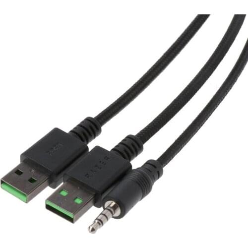 Durable Nylon Braided Line USB Mechanical Keyboard Cable Replacement Wire for razer BlackWidow Chroma V2 Mechanical Keyboard