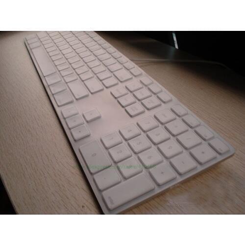 For iMac Wired USB Apple Keyboard A1243 MB110LL/B with Numeric Keypad US Version TPU keyboard Cover Protector Skin For iMac