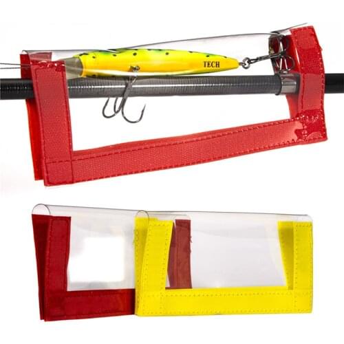 S/L Transparent PVC Fishing Lure Bag Cover Fishing Lures Protection Bags For Wobbler Spoon Spinner Bait Fishing Tackle Accessory