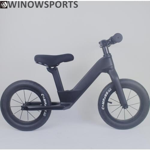 Winowsports 12inch carbon aero walking bike and balace bike 1 to 6 years old children racing stride r kids learning walk toys