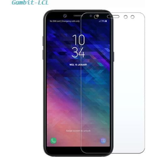 9H Tempered Glass for Samsung Galaxy A6 5.6" Original GLASS Protective Film Screen Protector cover phone A6 2018 A600FN