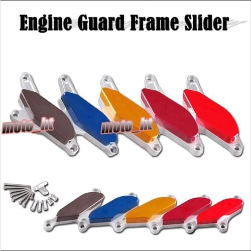 Motorcycle Engine Guard Frame CNC Stator Slider Protector Cover For Kawasaki Ninja ZX10R ZX-10R 2008 2009 2010 Left & Right