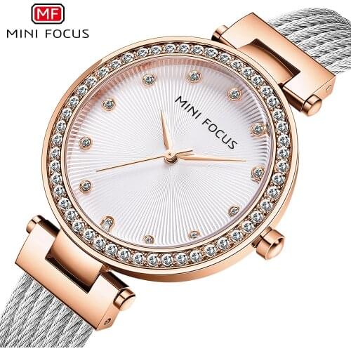 MINI FOCUS Brand Women Watch Light Luxury Elegant Lady Quartz Watch Reloj Mujer Japanese Movement Waterproof Ladies Dress Watch