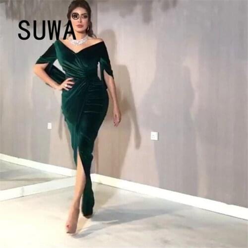 High-End Velvet Annual Party Woman Dress 2021 Solid Color Elegant Wedding Gowns Sexy Midi Vestidos Free Shipping