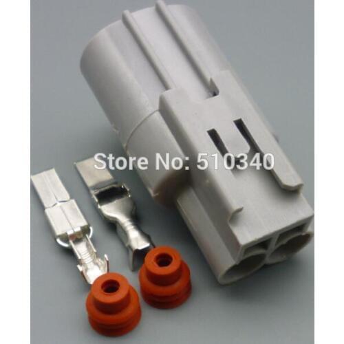 1set 2-hole 4.8mm waterproof Car Auto connector with terminal block