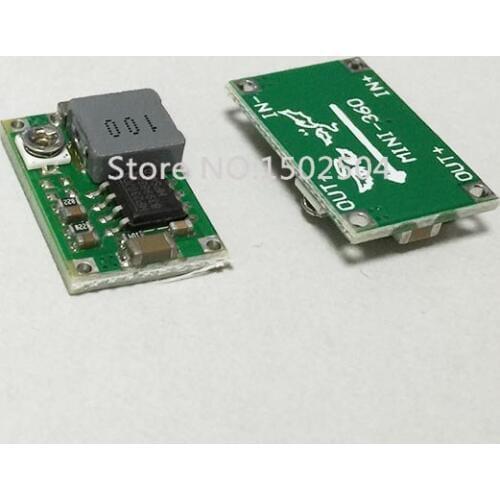 2X Mini-360 DC/DC Buck Converter Step Down Module 4.75V-23V to 1V-17V synchronous rectifier for RC