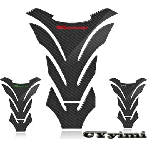 3D Carbon Fiber Motorcycle Fuel Tank Pad Cover Protector Decal Stickers For Kawasaki Z900 Z 900