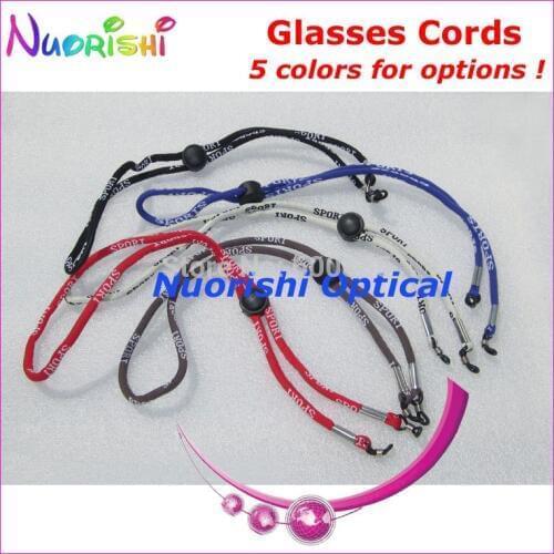 5pcs L651 sports eyewear cords 5 colors for options glasses eyeglasses string chains cords Free Shipping