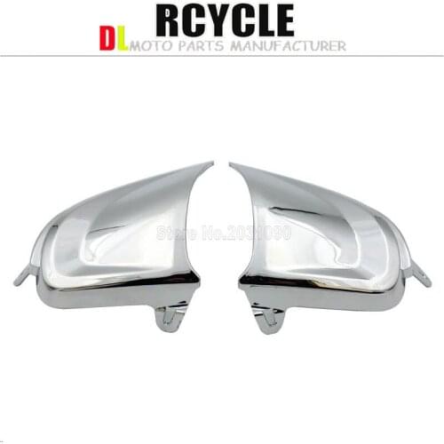 ABS Front Headlight Cover Trims Decoration Bokykits Parts Accessories For Honda Gold Wing Goldwing GL1800 2001-2011 Chrome