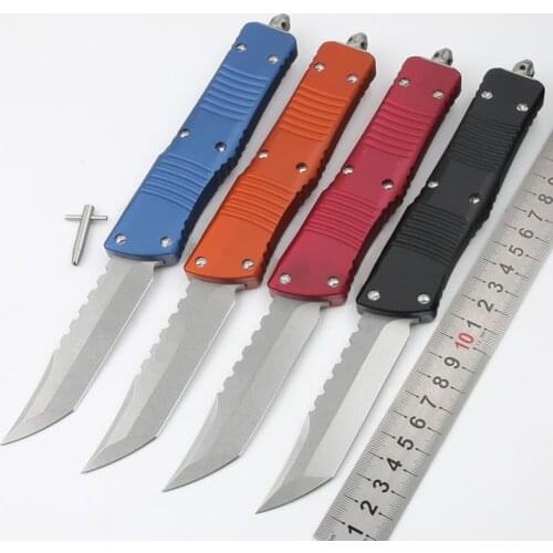 Combat Dinosaur Hellhound D2 T6-6061 Dual Action Tactical Rescue Pocket Hunting Fishing EDC Survival Tool