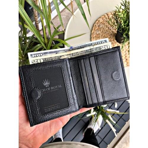 GRANGER BLACK GENUINE LEATHER WALLET