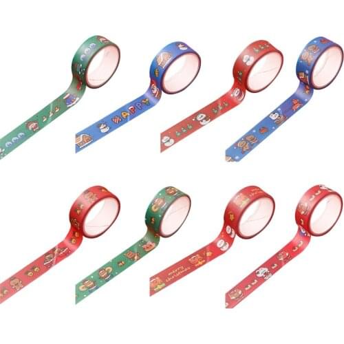 Washi Tape Xmas DIY Decoration Sticker Hand Account Tape Decor Diary Journal