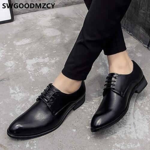 Italian Men Cooperate Shoes Formal Shoes Men Elegant Wedding Dress Coiffeur Luxury Brand Elevator Shoes For Men Oxford Ayakkabi