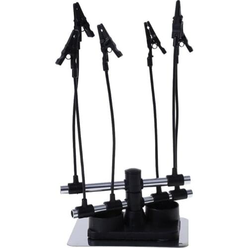 Airbrush & Spray Gun Parts Holder Clips Stand Holds Model Hobby Auto Paint Booth