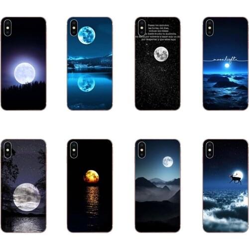 For LG G7 ThinQ G5 G6 K50 Q60 K40 K8 Q7 2018 2017 V40 V30 V20 V10 Soft Hipster Case Full Moon