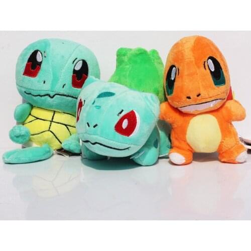Pokemon Toys Pocket Monster Squirtle Charmander Ivysaur Plush Toy Doll Pet Elf Kids Christmas Gifts Pikachu Anime Pokemon Plush