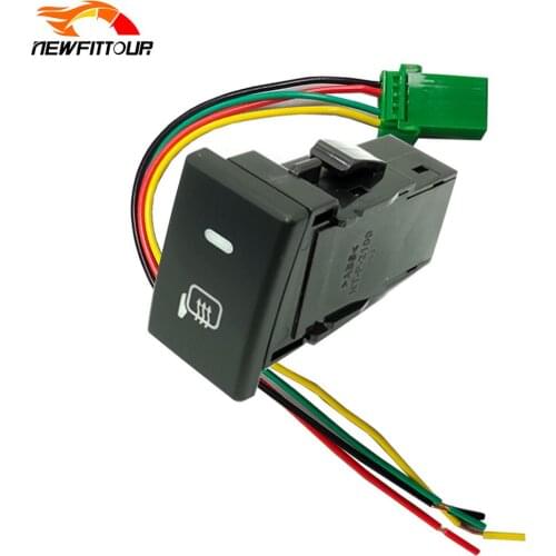 For Isuzu D-MAX Car Rearview Mirror Heating Switch Button with Connection Wire Auto Accessories
