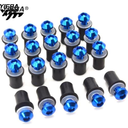 Motorcycle Windshield Windscreen Bolt Screw Nut Fastener Kit For SUZUKI GSXR 600 750 1000 SFV650 GLADIUS SV650 TL1000S SV650/S