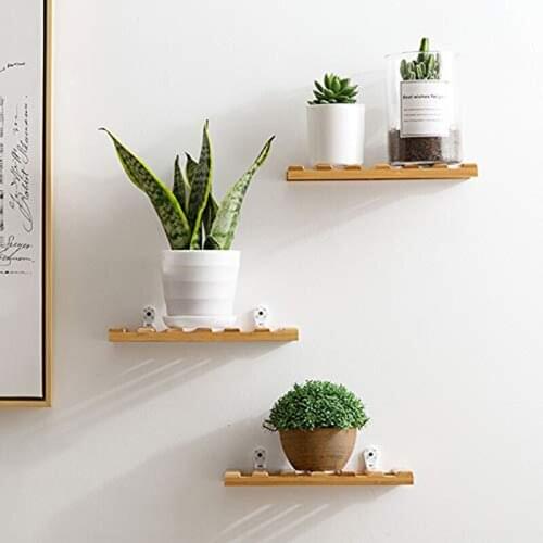 Creative Solid Wood Word Wall Shelf Partition Shelf Shelf Living Room Bedroom TV Wall Hanging Decoration Rack Pendant Decoration
