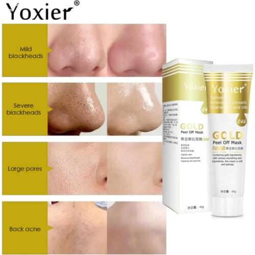 40g Gold Mask Facial Acne Remove Purifying Deep Cleansing Blackhead Remover Serum Anti-Aging Anti-whrink Face Skin Care TSLM1