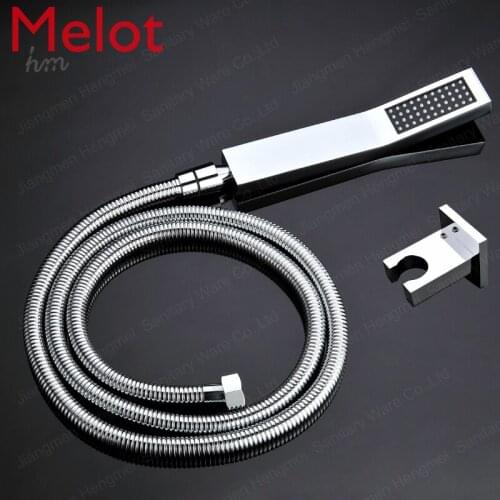 Water Heater Copper Nozzle Handheld Shower Shower Single Head Hose Bracket Bathroom Accessories Bath Shower Head