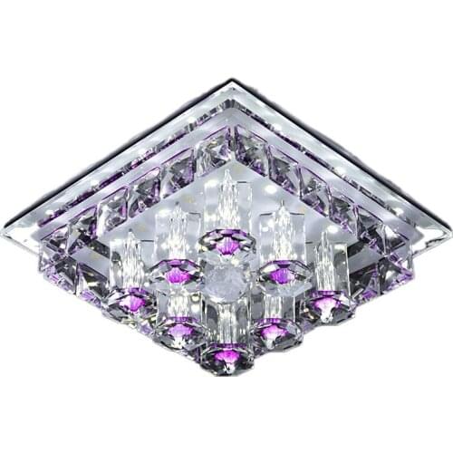 New arrival circle Modern LED Crystal Ceiling Lights entranceway hallway lights Aisle restaurant lighting MJ
