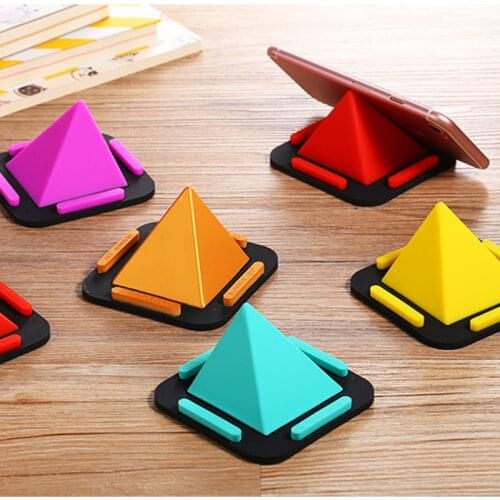 Tablet & Phone Stand Holder For Cell Phone Universal Car Holder Silicon GPS Stand For iPhone X Huawei Mobile Phone Desk Stand