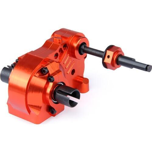 CNC precision machining all metal split gearbox assembly with differential for ROVAN KM HPI BAJA 5B 5T 5SC