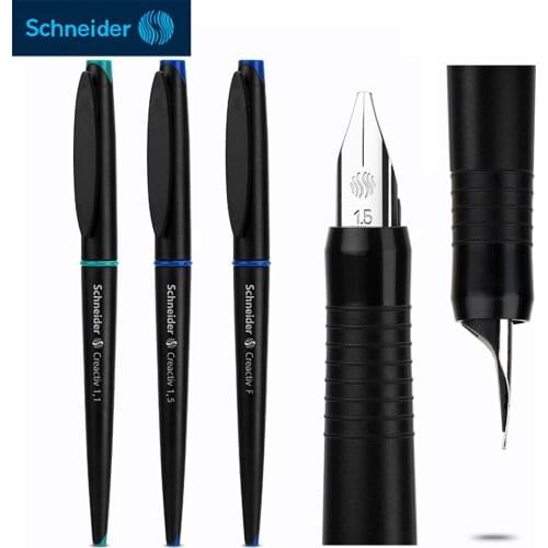 Schneider Creactiv Fountain Pen School Stationery Office Supplies Fountain Pen For Artist Writing Pens Resin Rod F/1.1/1.5 Nib