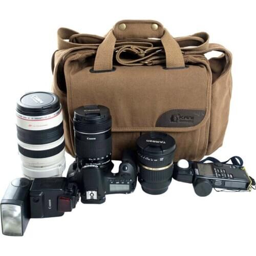 KANI CV-012 Shoulder Bag canvas Photography Camera Carry Bag