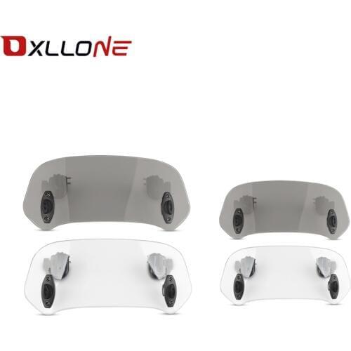 Universal motorcycle RISEN windshield SCREEN WINDSHIELD Adjustable Clip For BMW S1000RR C 650 GT K1200S R1100GS LX350T