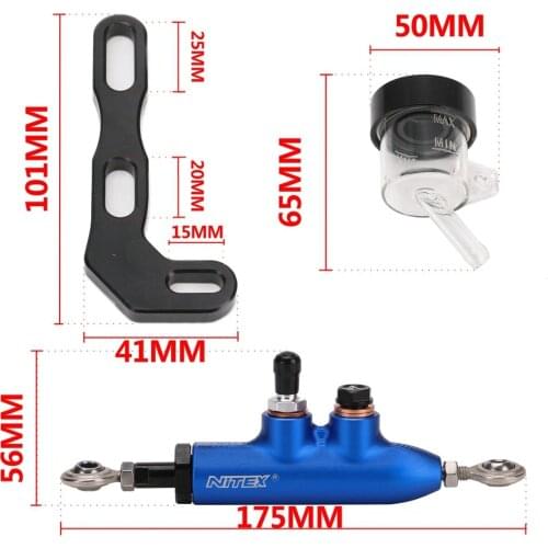 Universal motorcycle brake lower pump oil cup clutch cylinder clutch pump is suitable for/Suzuki/Honda/Kawasaki/BMW/Yamaha/KTM