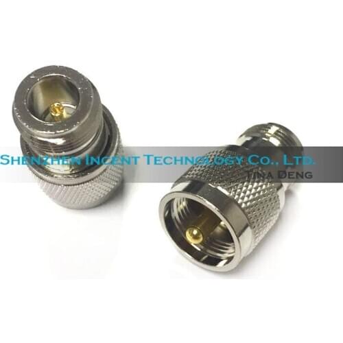 VOIONAIR 10 pcs/lot UHF PL-259 male to N female Antenna Connector Adapter