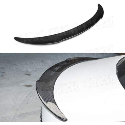 For Cla W117 Rear Spoiler With Red Line For Benz CLA Class CLA180 200 220 250 CLA45 Rear Boot Duck Wings 2013-19 Car Styling